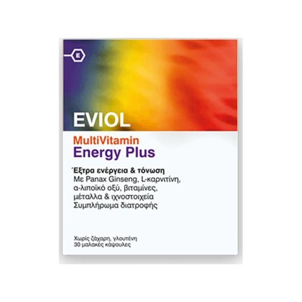 Eviol MultiVitamin Energy Plus 30caps - 