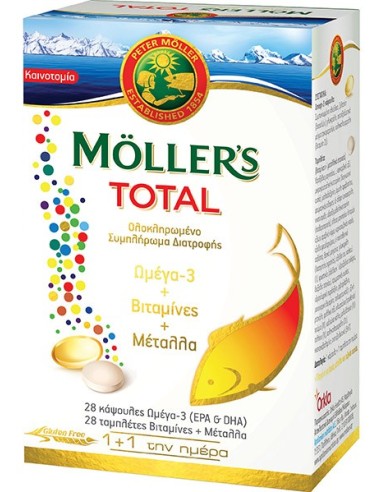 Moller's Total 28 caps + 28 tabs - 7070866027445